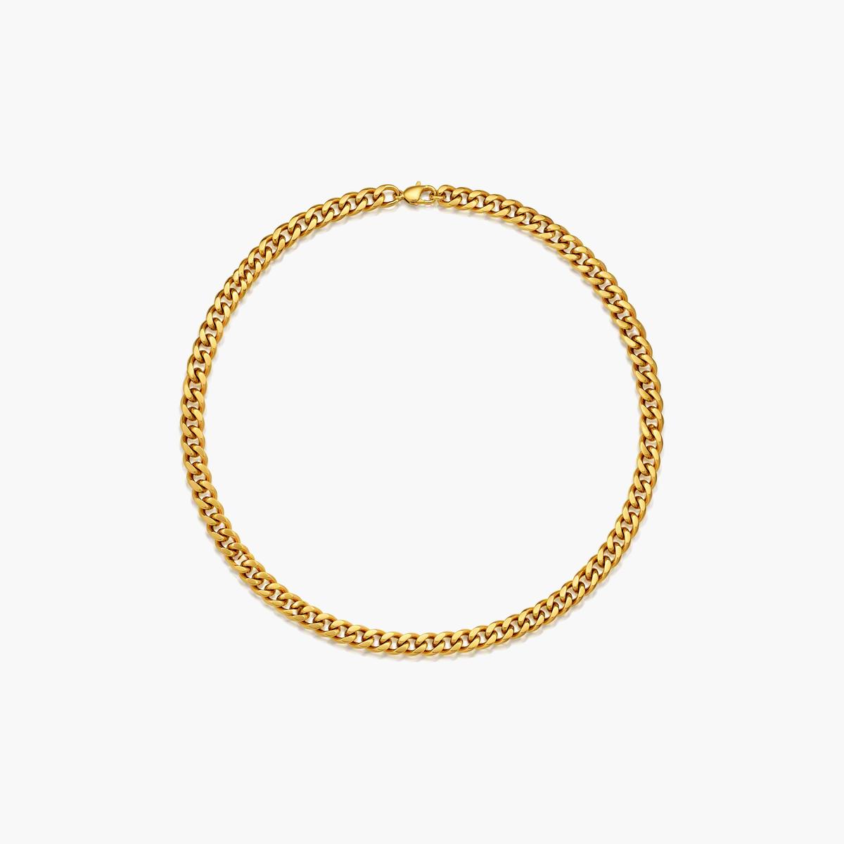 Chunky Curb Chain Necklace