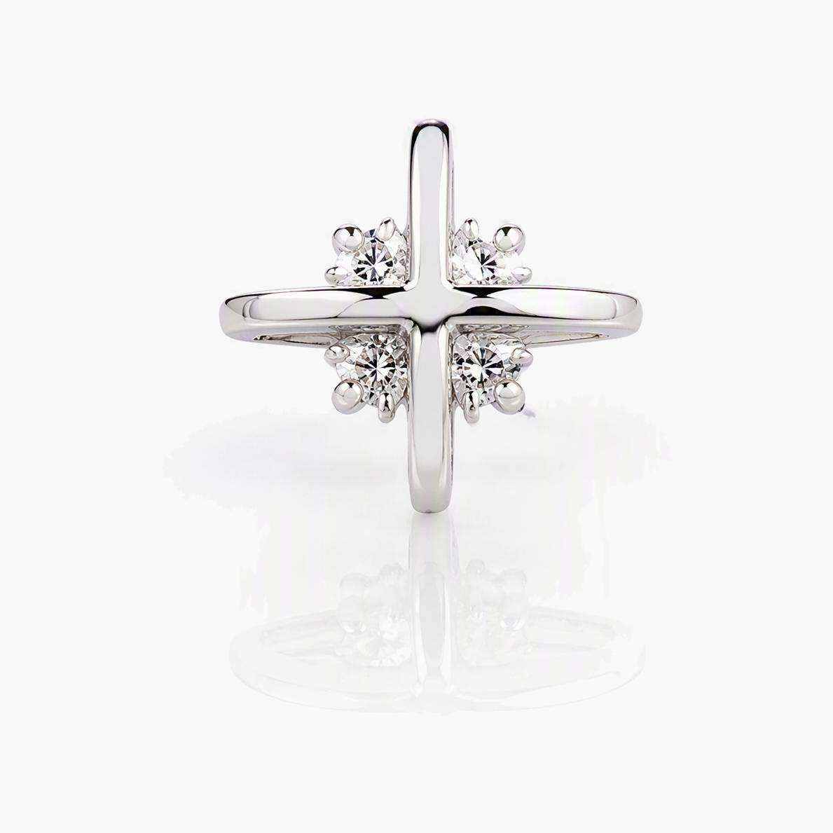 Dainty Cross Stud Earrings