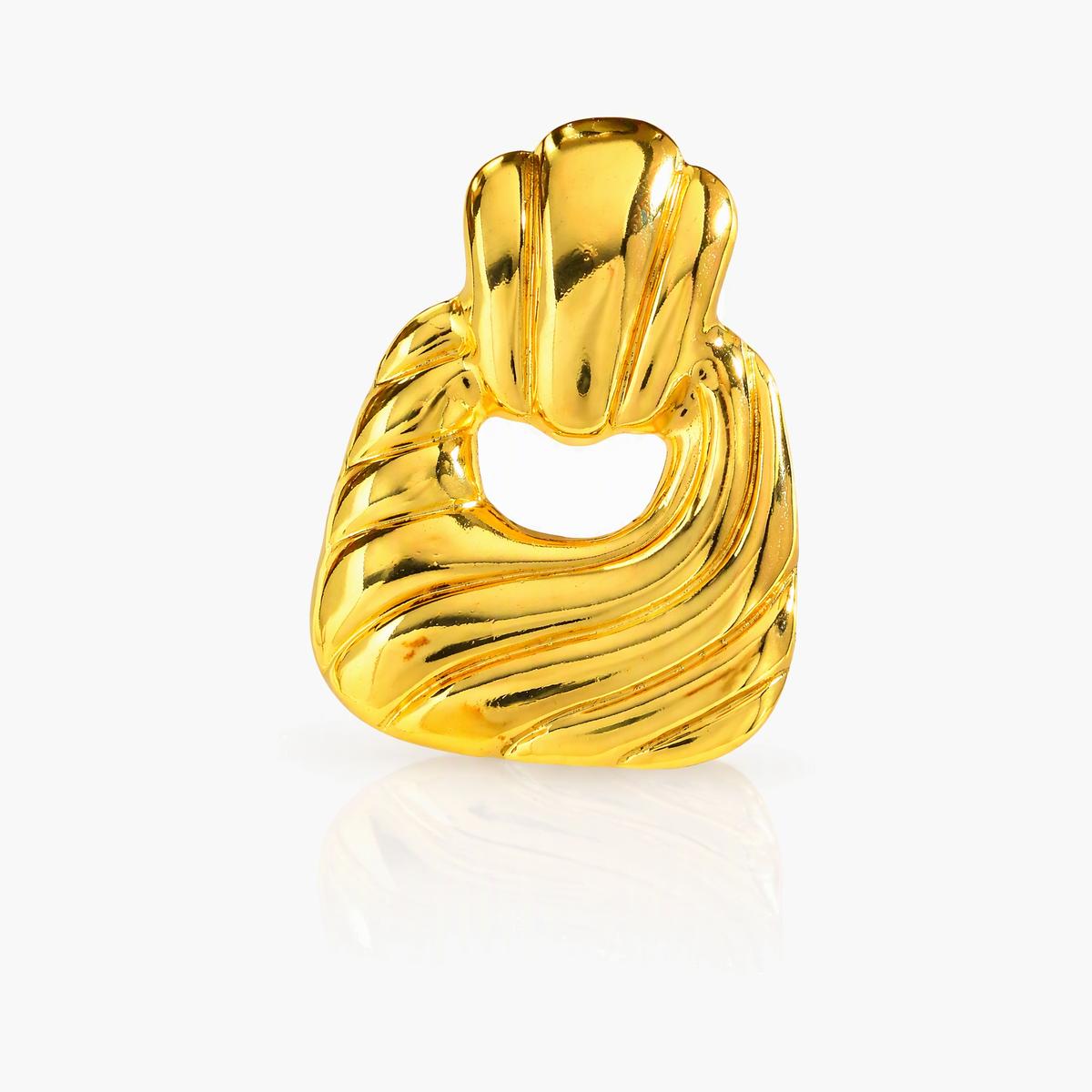 Twisted Loop Drop Earrings
