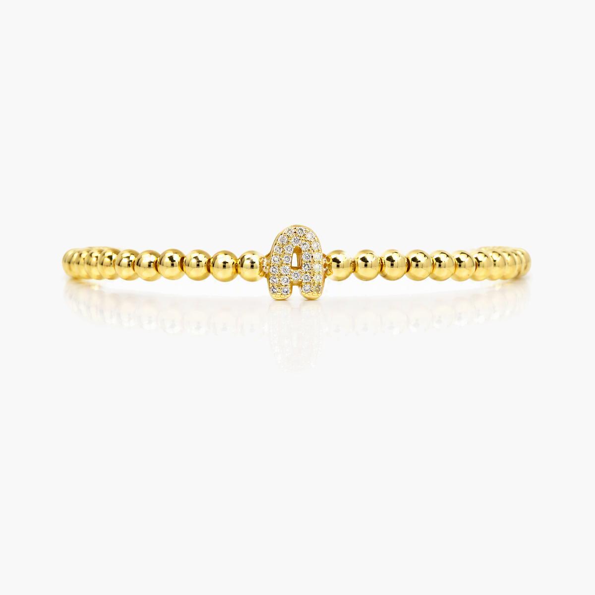 Dainty Letter Charm Bracelet