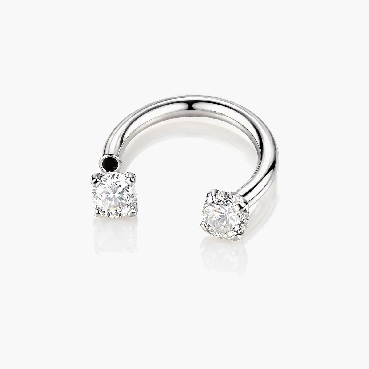 Dainty Single Stone Nose Ring