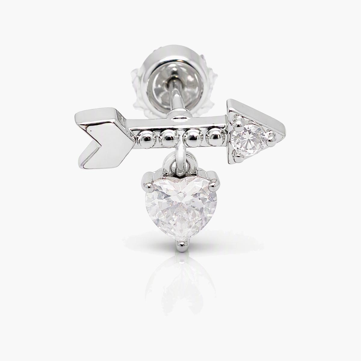 Arrow Motif Stud Earrings