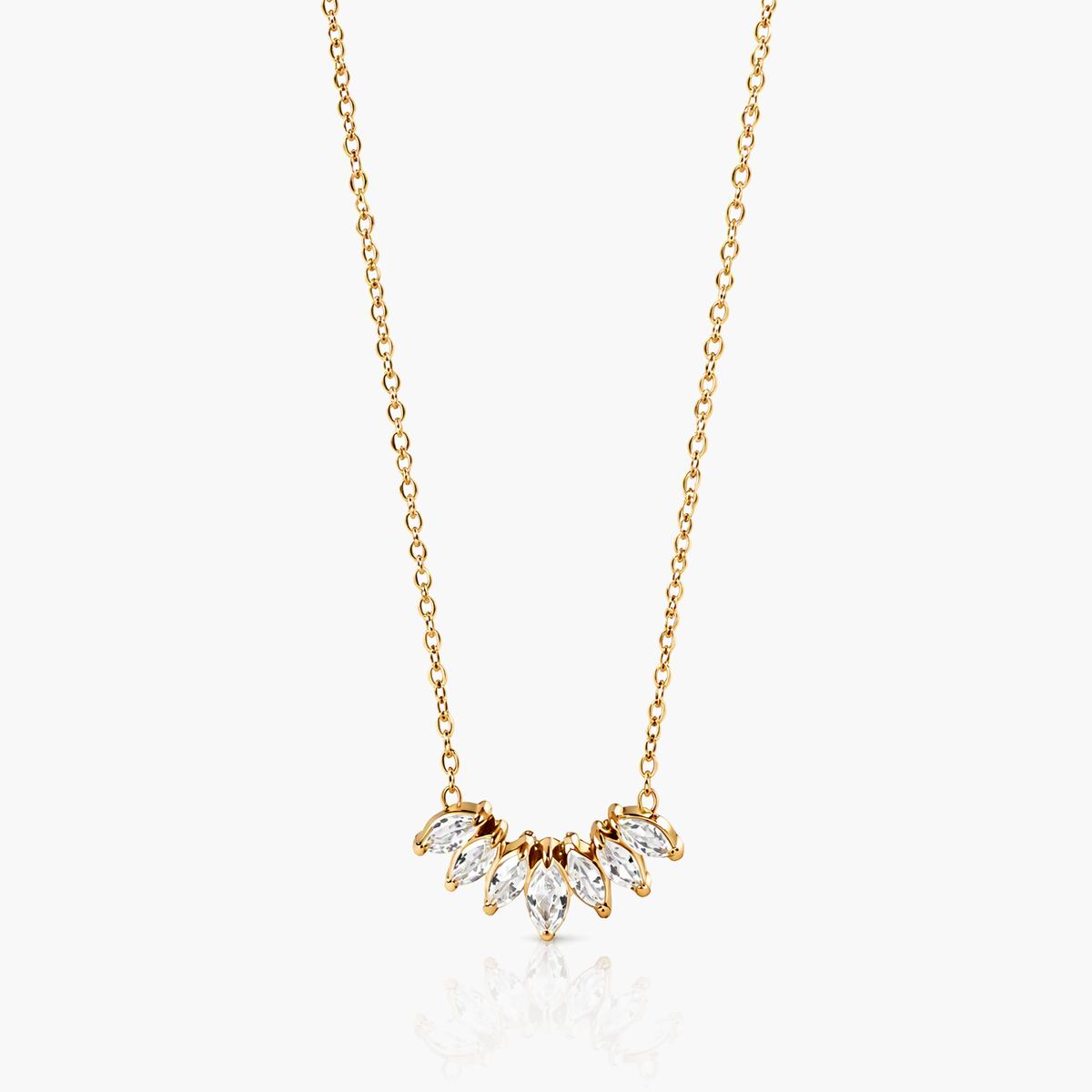 Dainty Leaf Branch Necklace