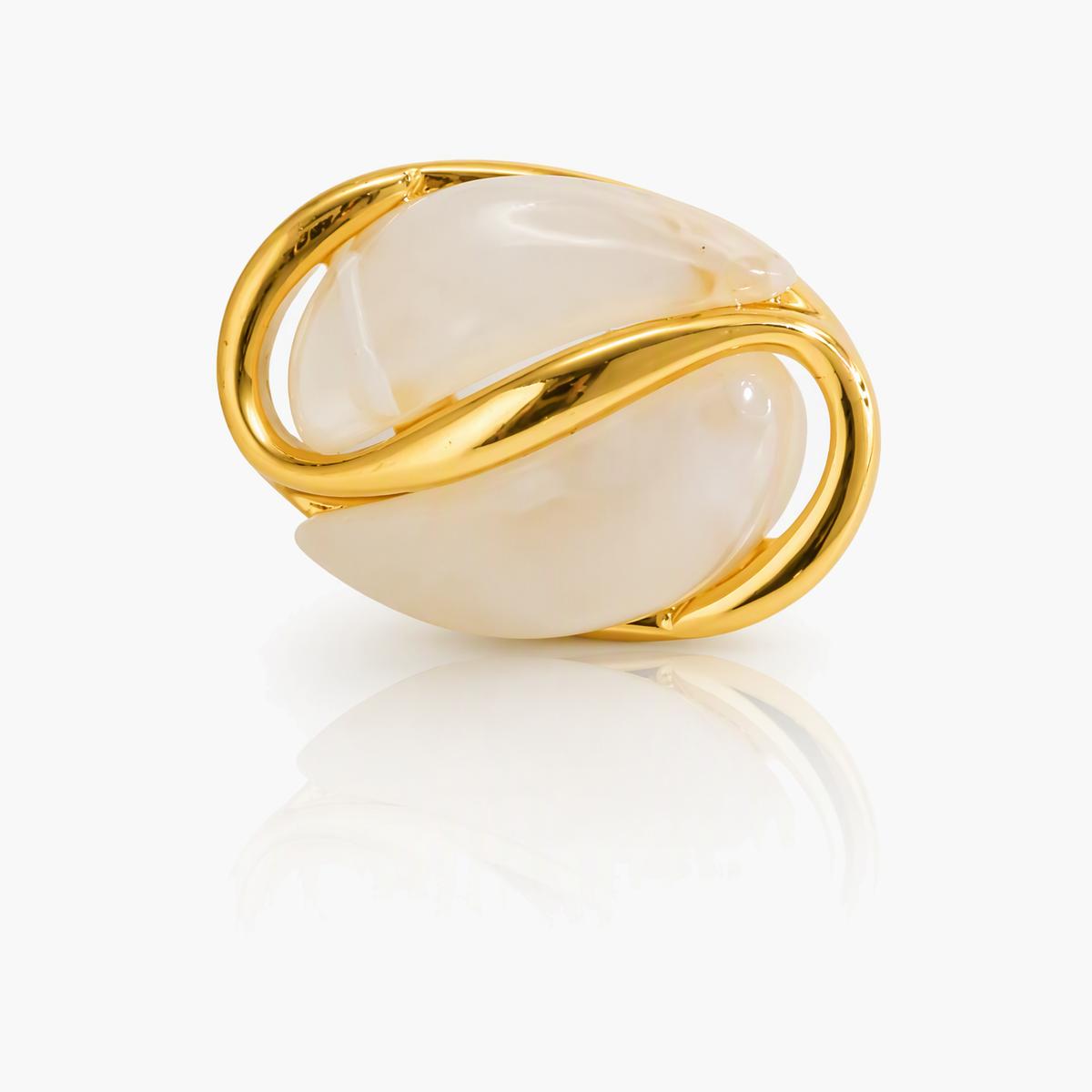 Twisted Oval Stud Earrings