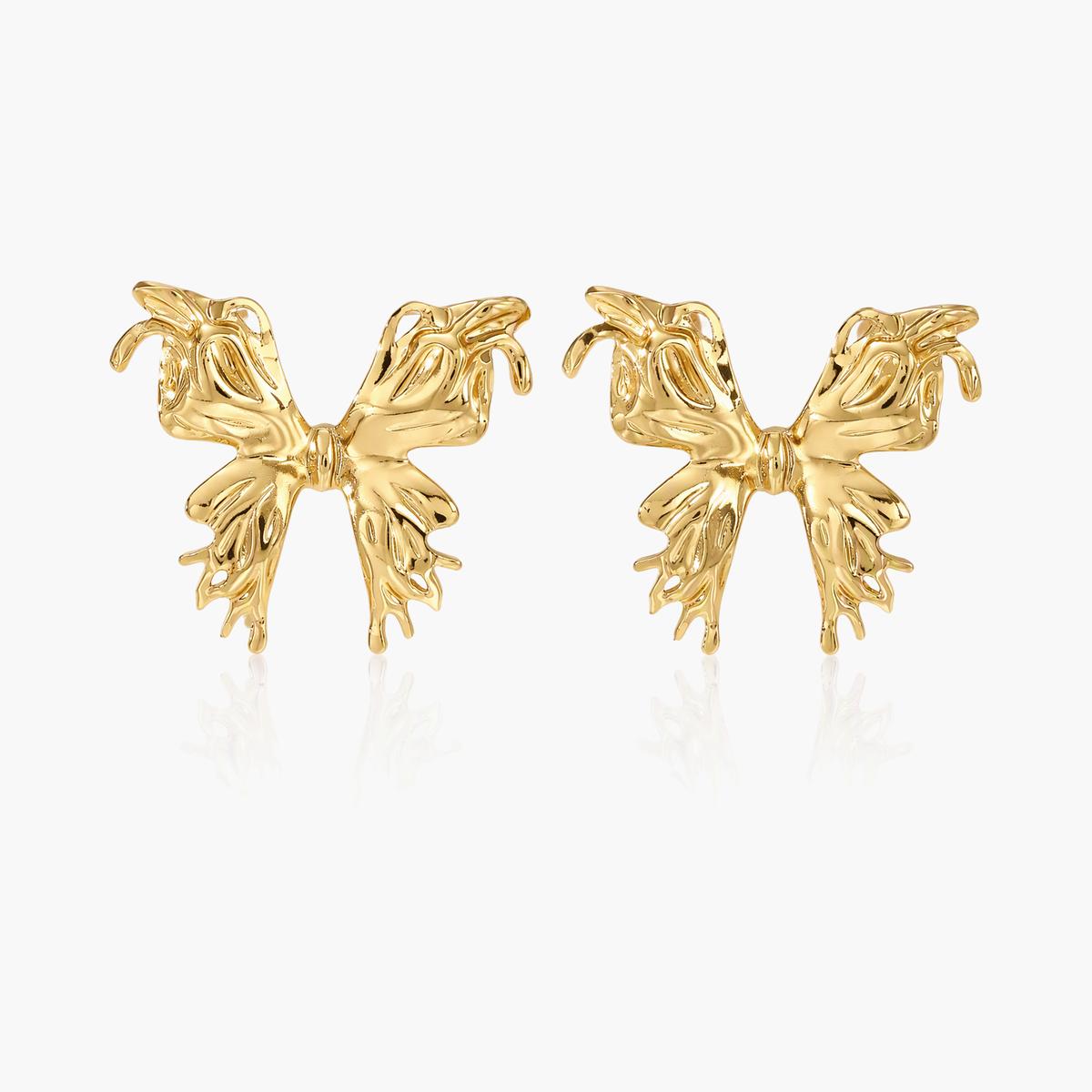 Trendy Mixed Motif Stud Earrings