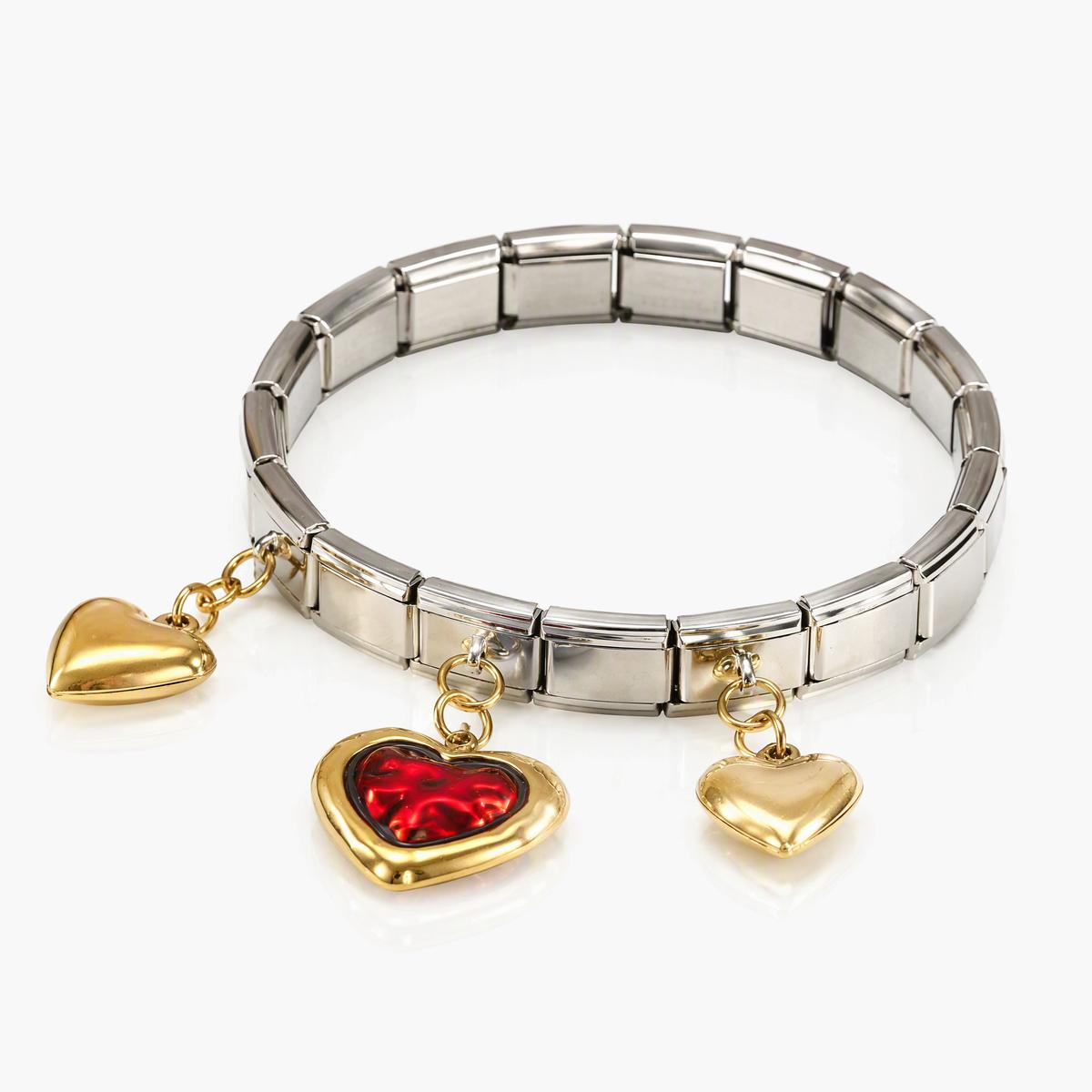 Cute Heart Charm Bracelet