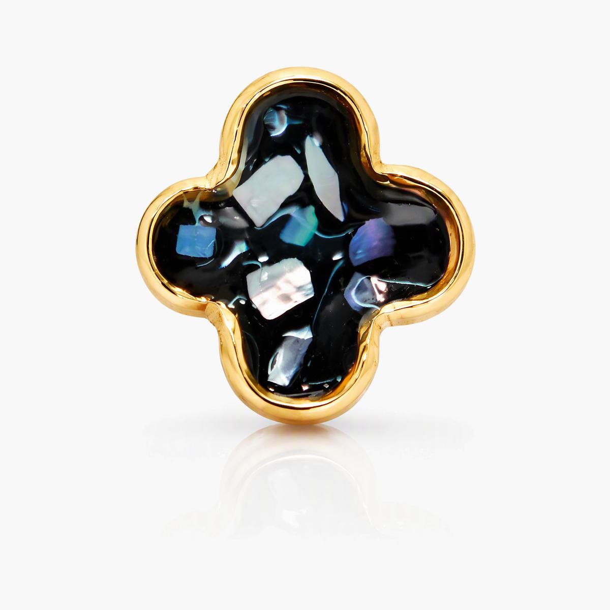 Four-Leaf Clover Stud Earrings