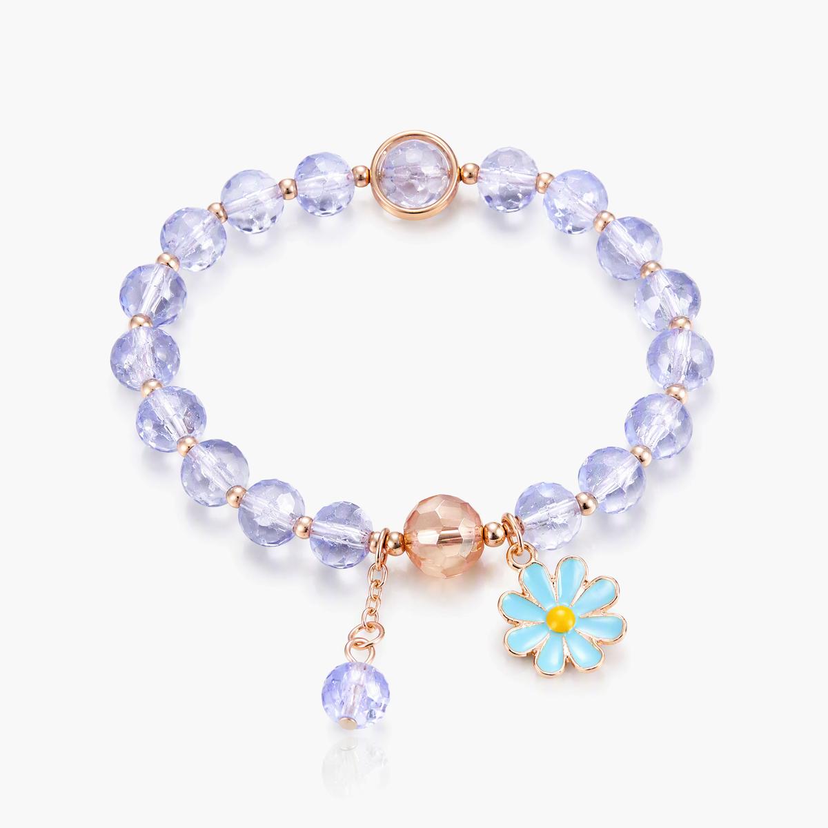Cute Daisy Charm Bracelet