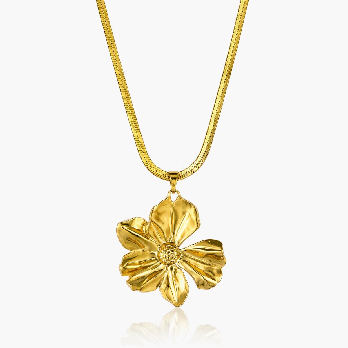Flower Pendant Necklace