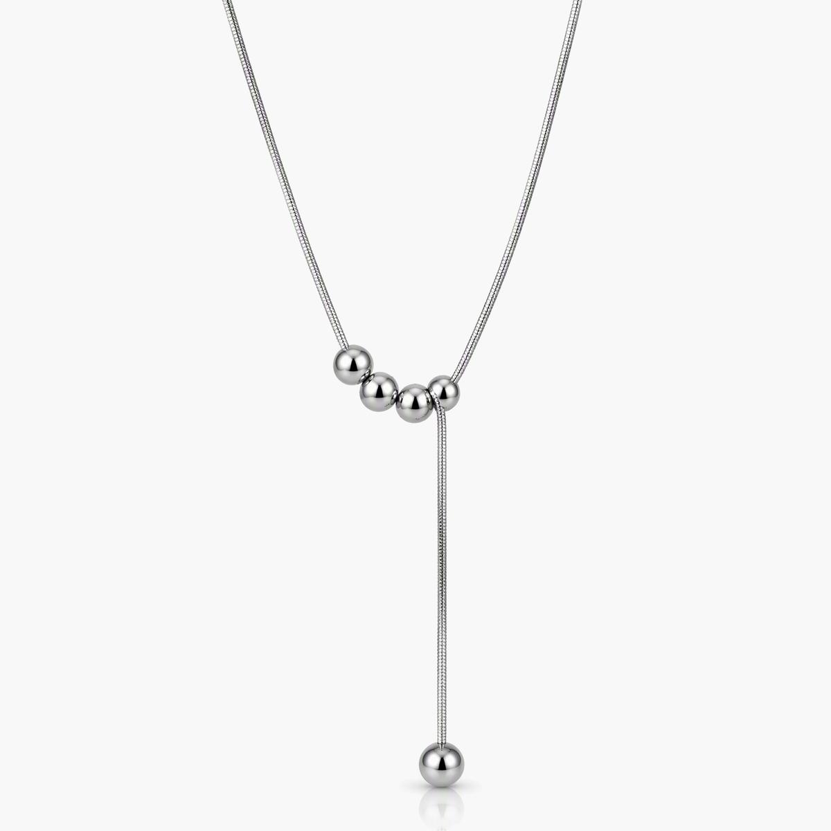 Minimalist Multi-Ball Pendant Necklace