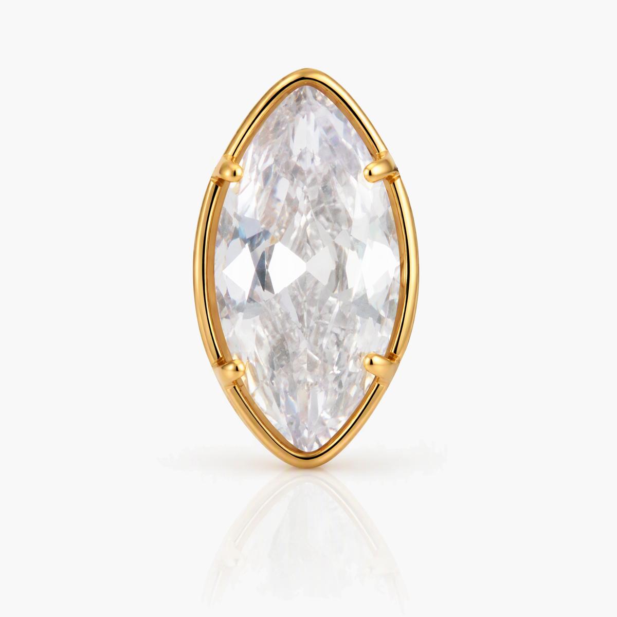 Dainty Single Stone Stud Earrings