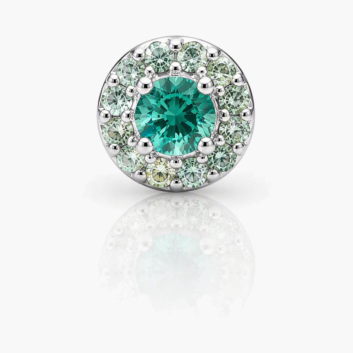 Dainty Square Cluster Stud Earrings