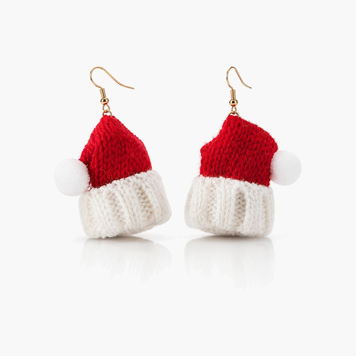 Cute Knitted Mitten Drop Earrings