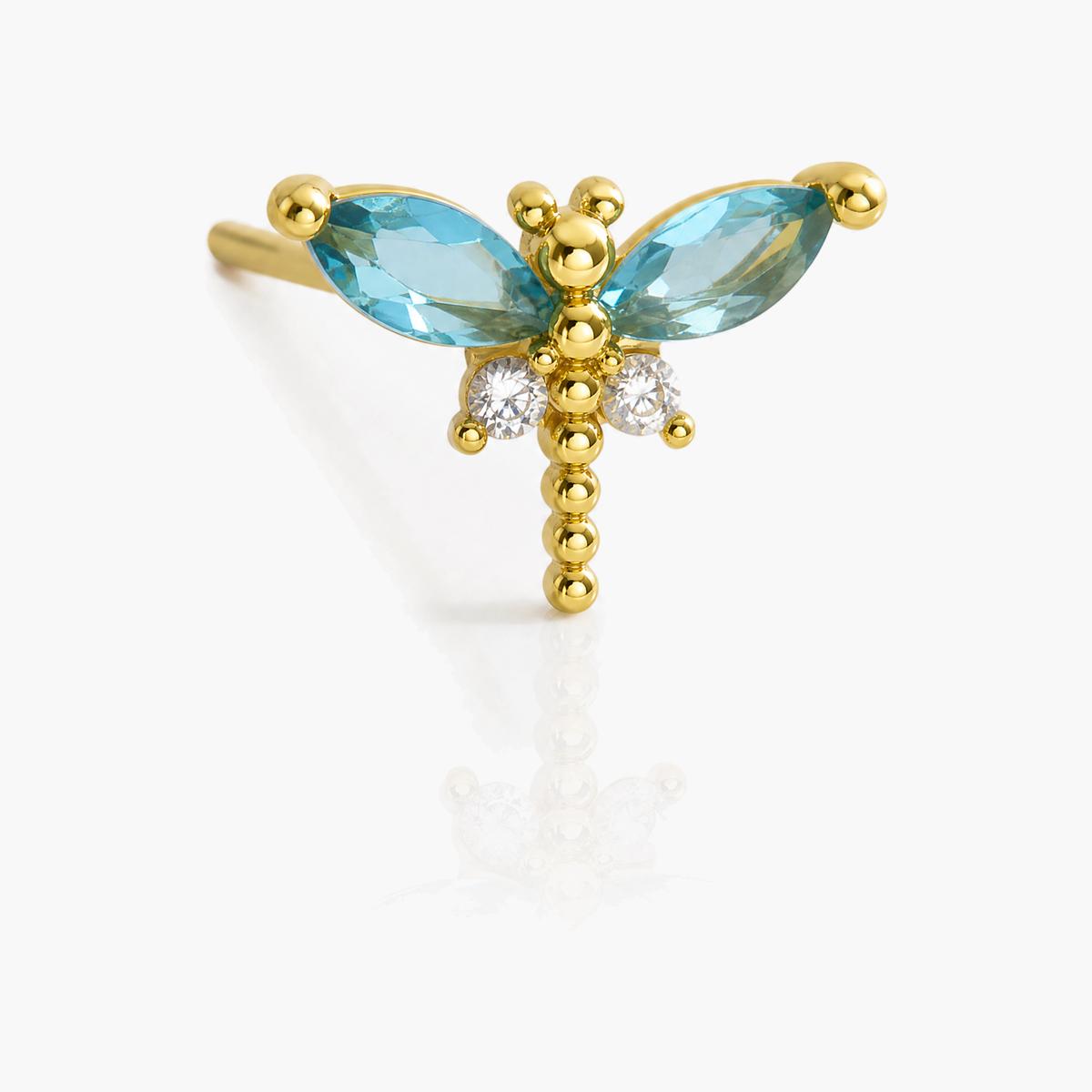 Cute Dragonfly Stud Earrings