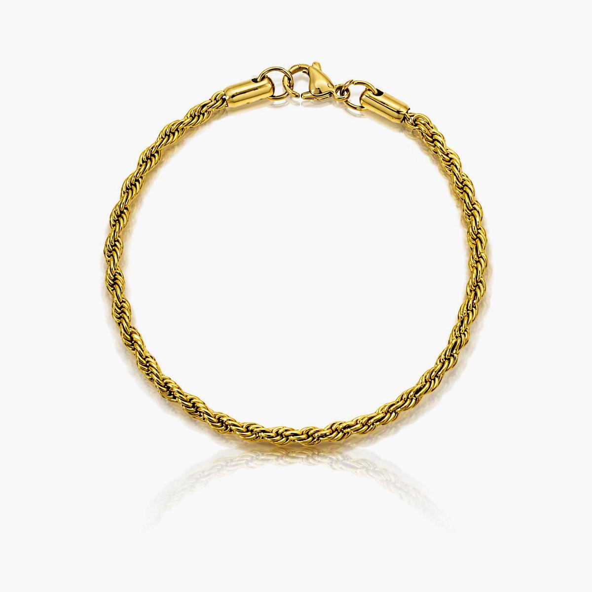 Twisted Rope Chain Bracelet