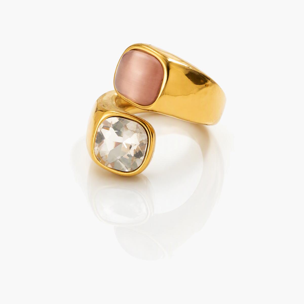 Trendy Square Stone Ring