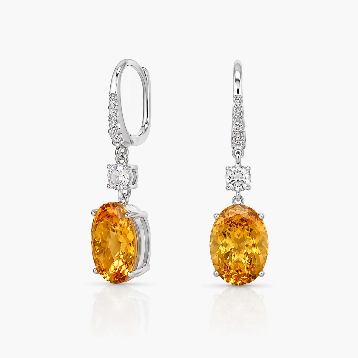 Elegant Teardrop Halo Drop Earrings