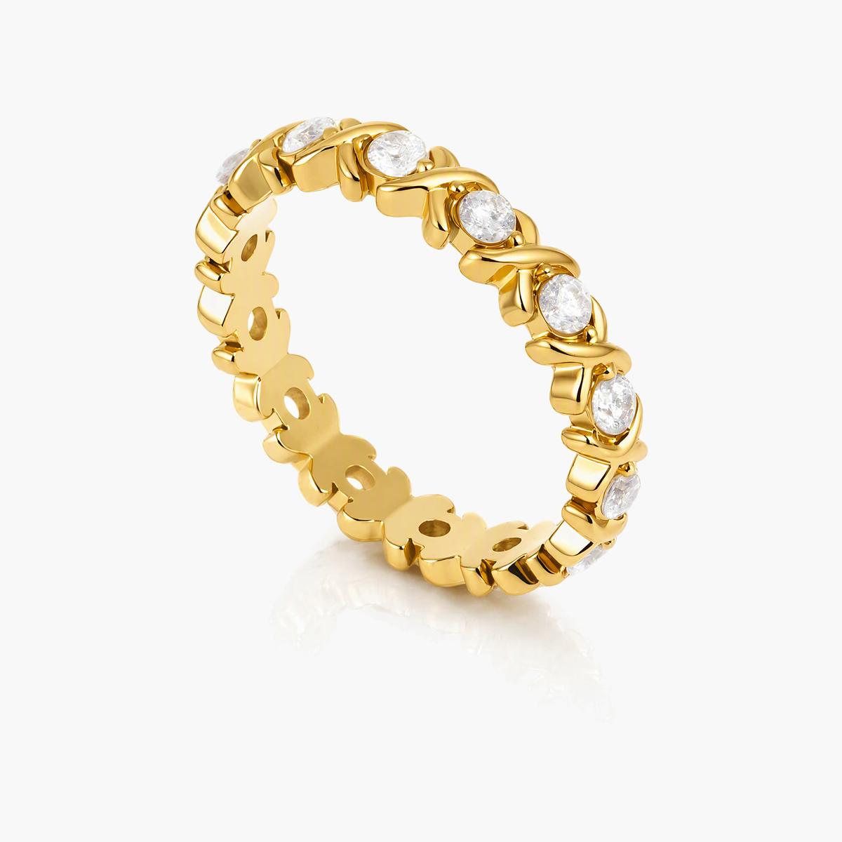Dainty Flower Stackable Ring