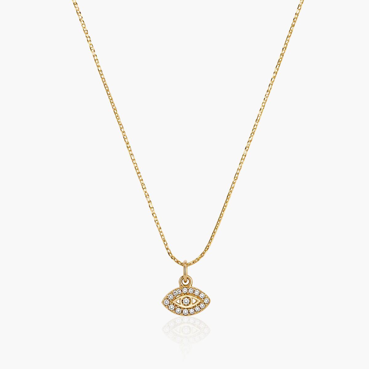 Dainty Evil Eye Pendant Necklace