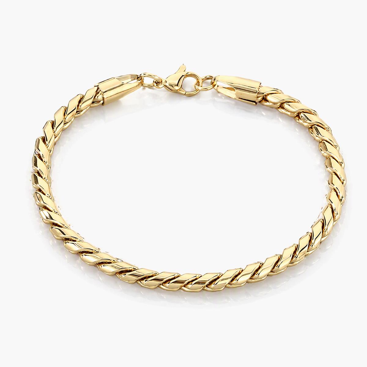 Twisted Rope Chain Bracelet