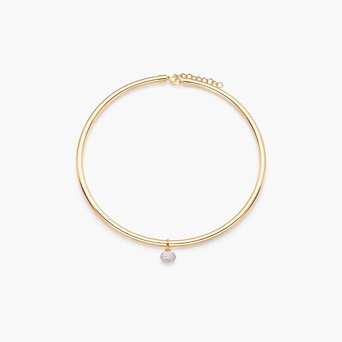Minimalist Rigid Choker Necklace