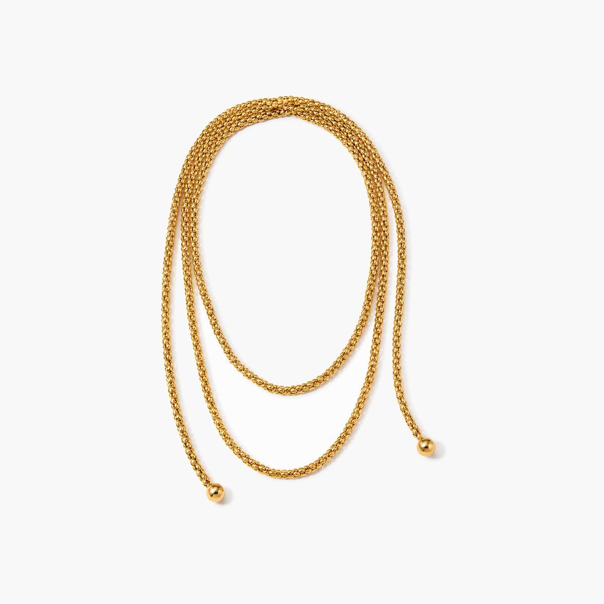 Dainty Twisted Rope Chain Necklace
