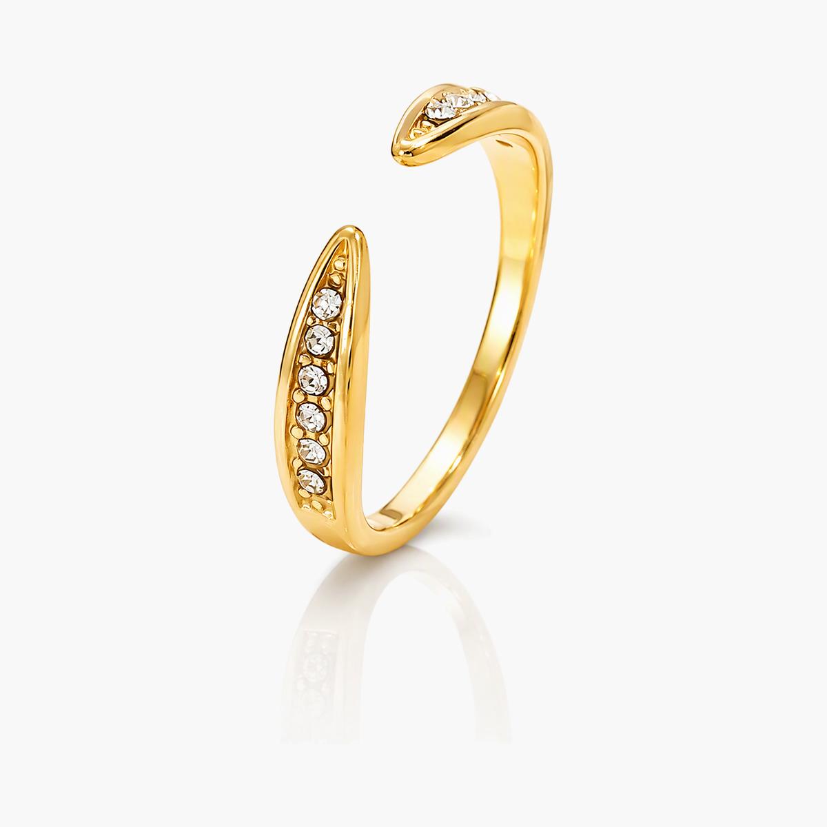 Elegant Open Cuff Ring