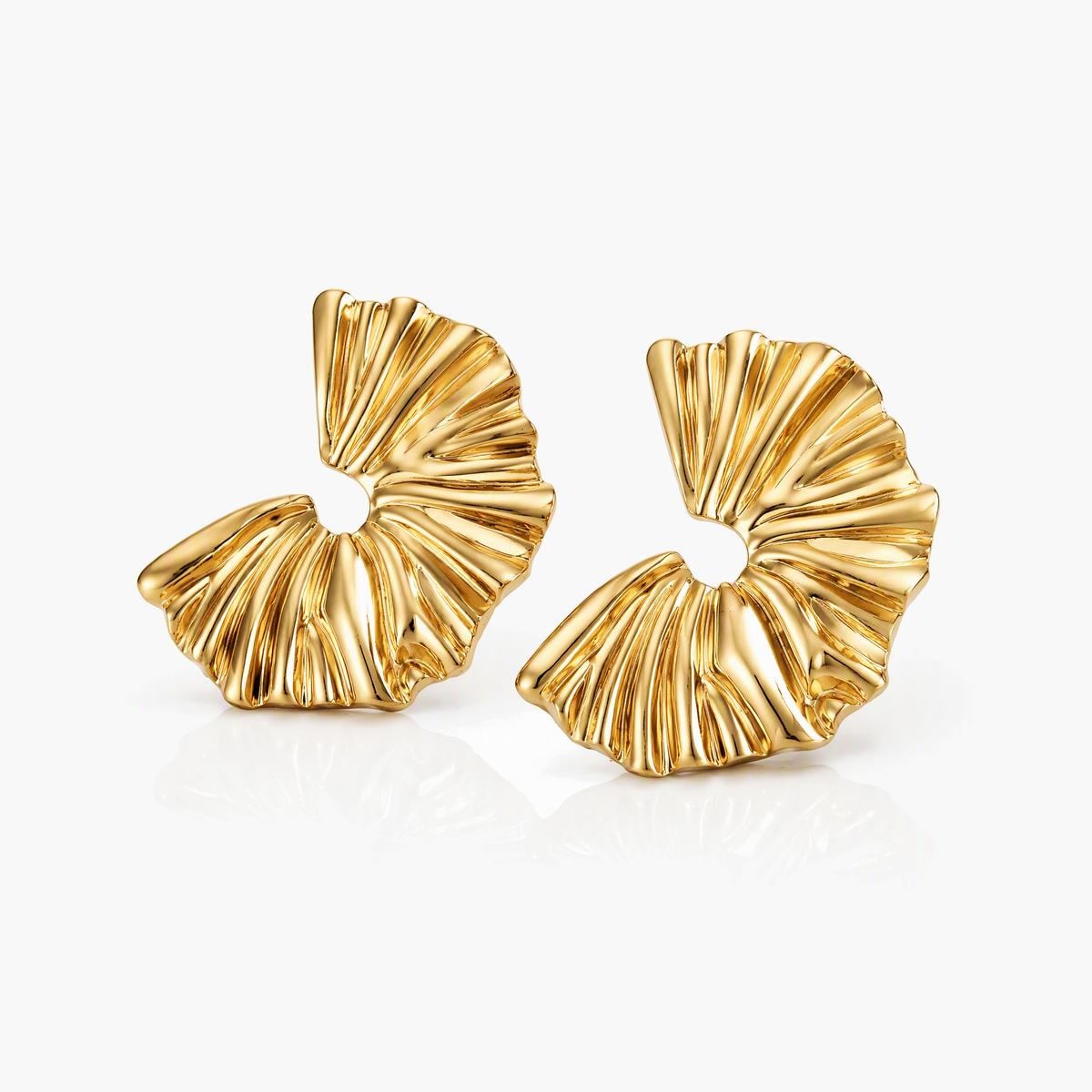 Mixed Shell Starfish Stud Earrings