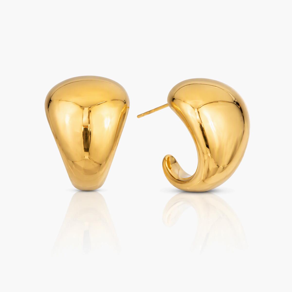 Teardrop Hoop Earrings