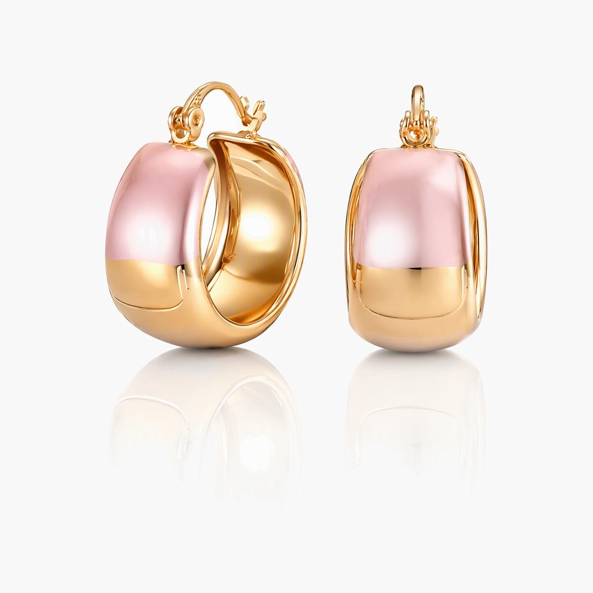 Wide Hoop Earrings