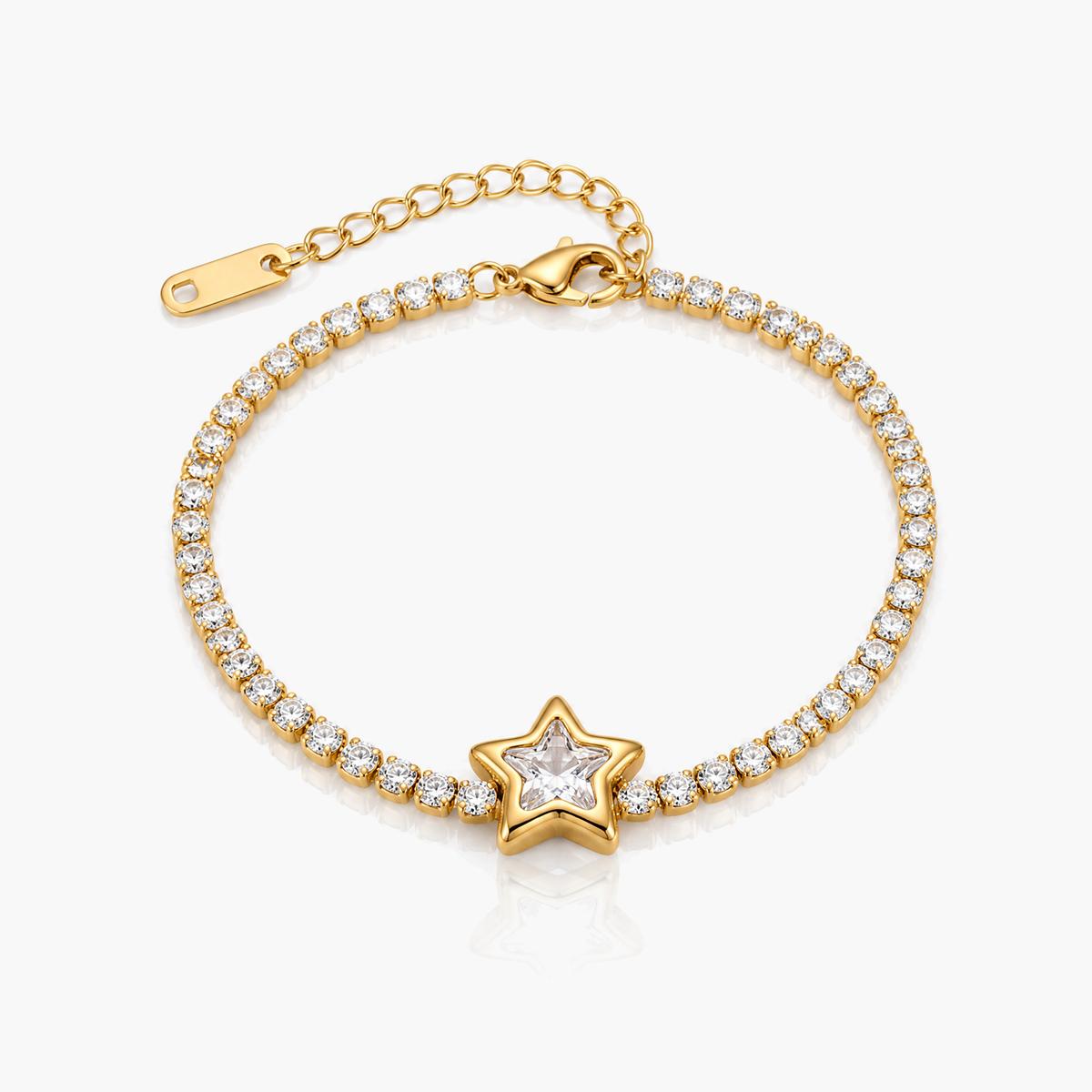 Star Charm Tennis Bracelet