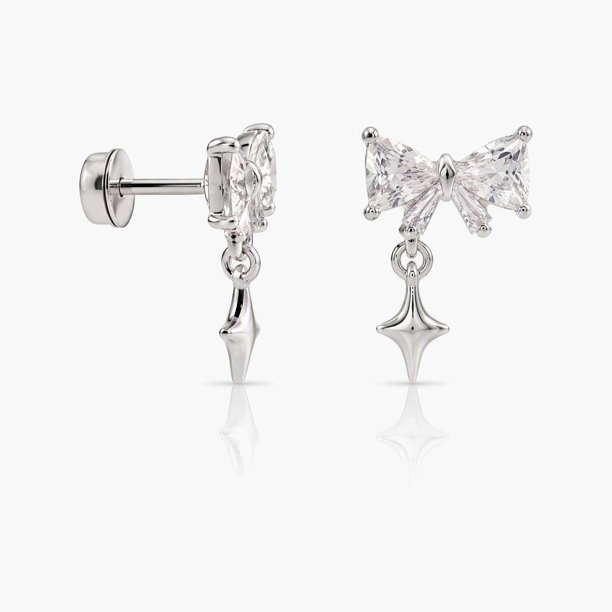 Cute Bow Knot Stud Earrings