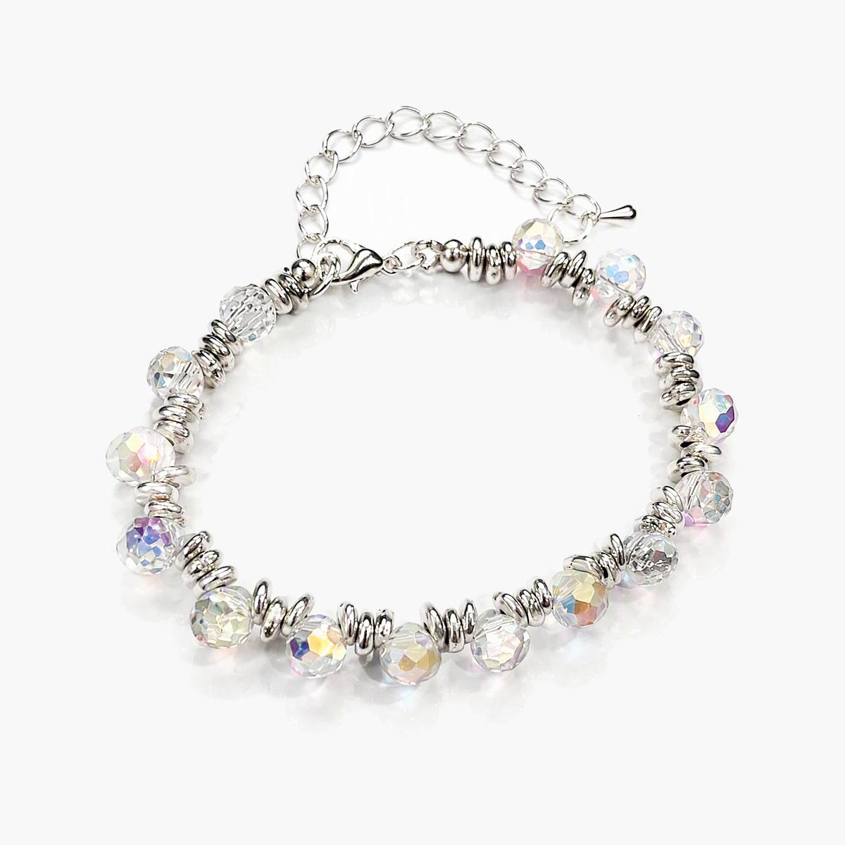 Dainty Glass Bead Bracelet