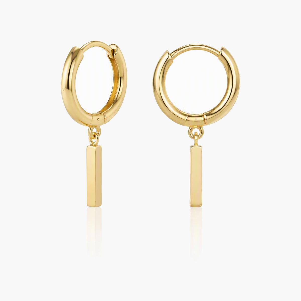 Trendy Geometric Pearl Drop Earrings