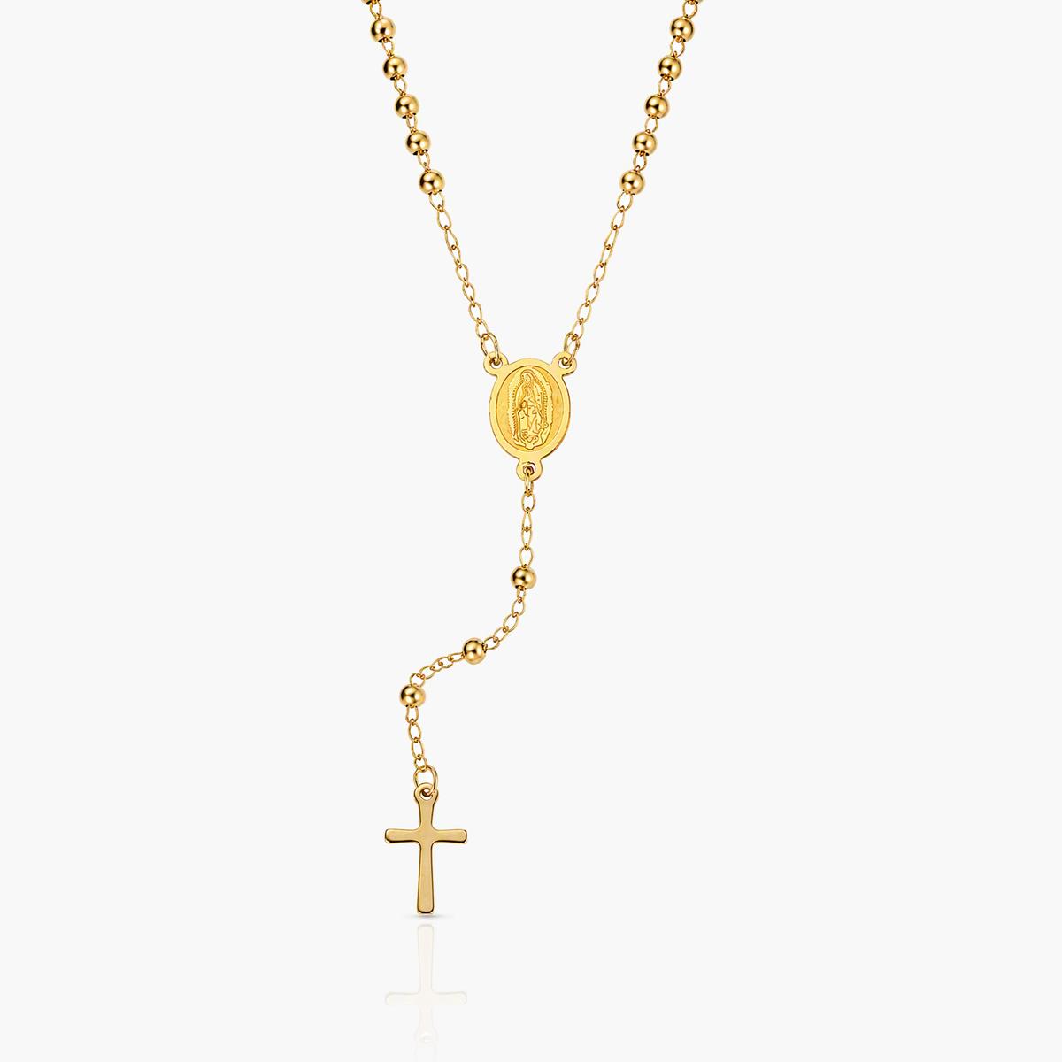 Dainty Oval Medal Necklace