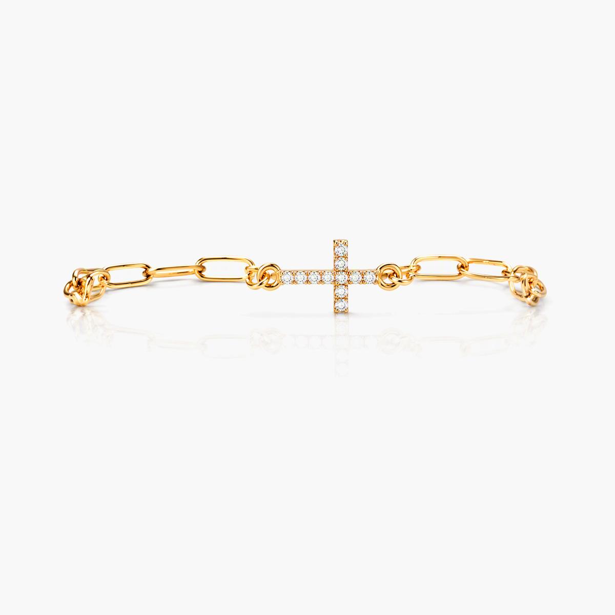 Dainty Cross Chain Bracelet
