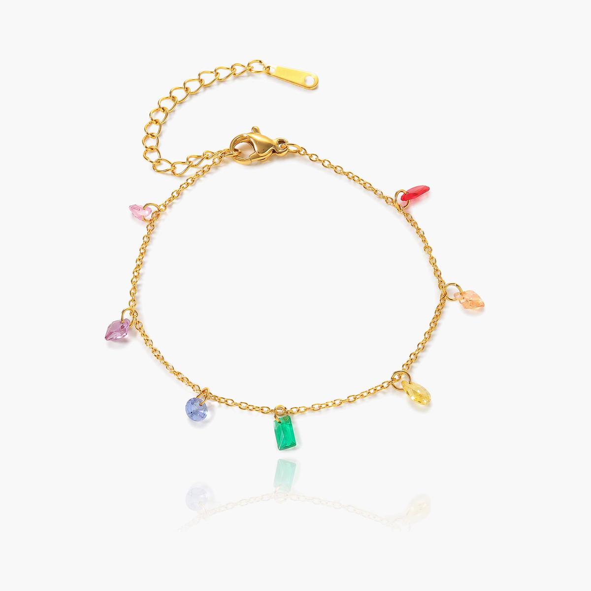 Dainty Heart Charm Bracelet