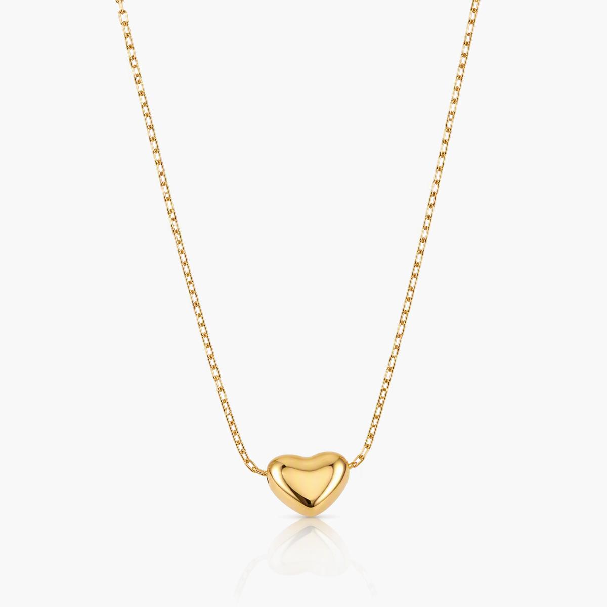 Dainty Heart Charm Necklace