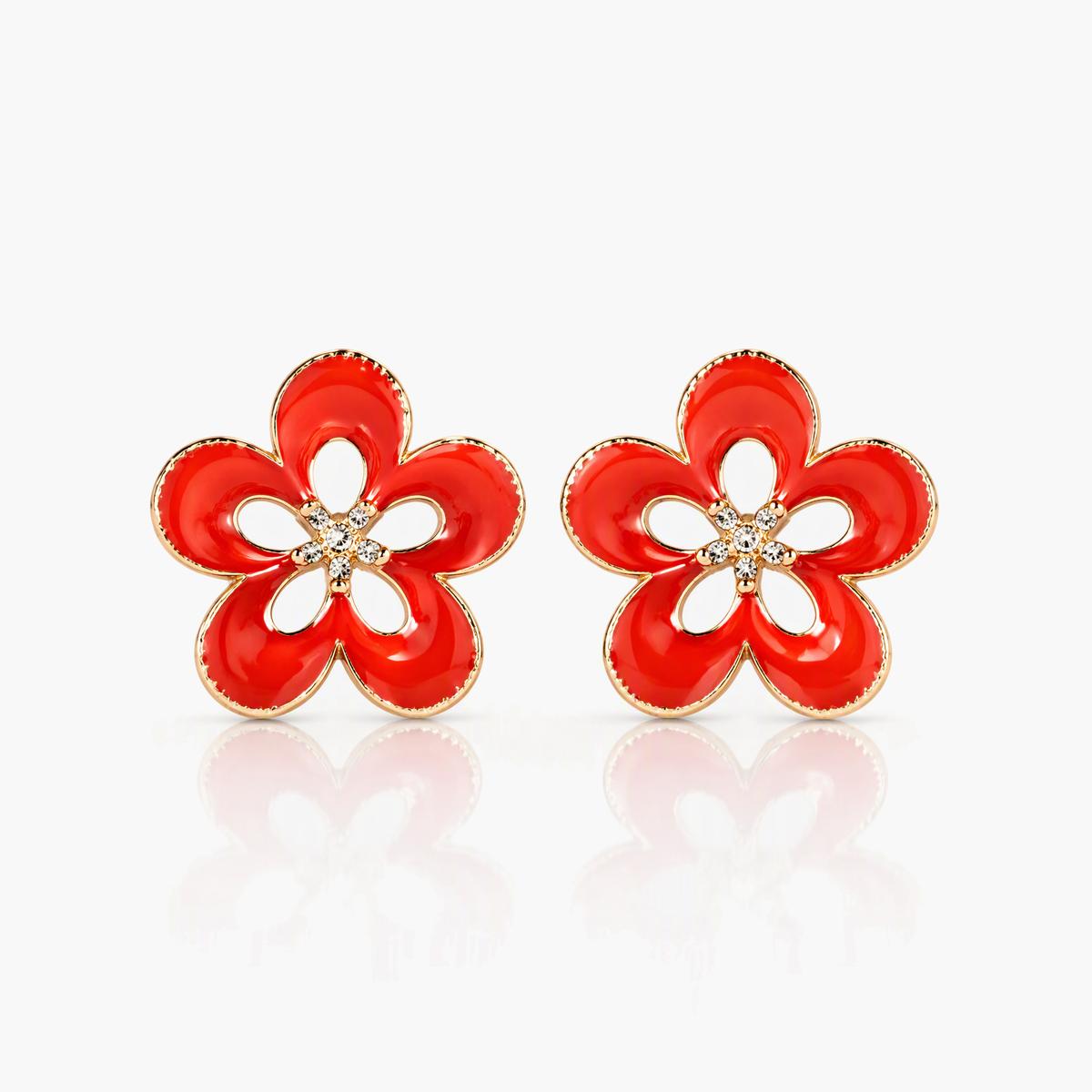 Cute Flower Stud Earrings