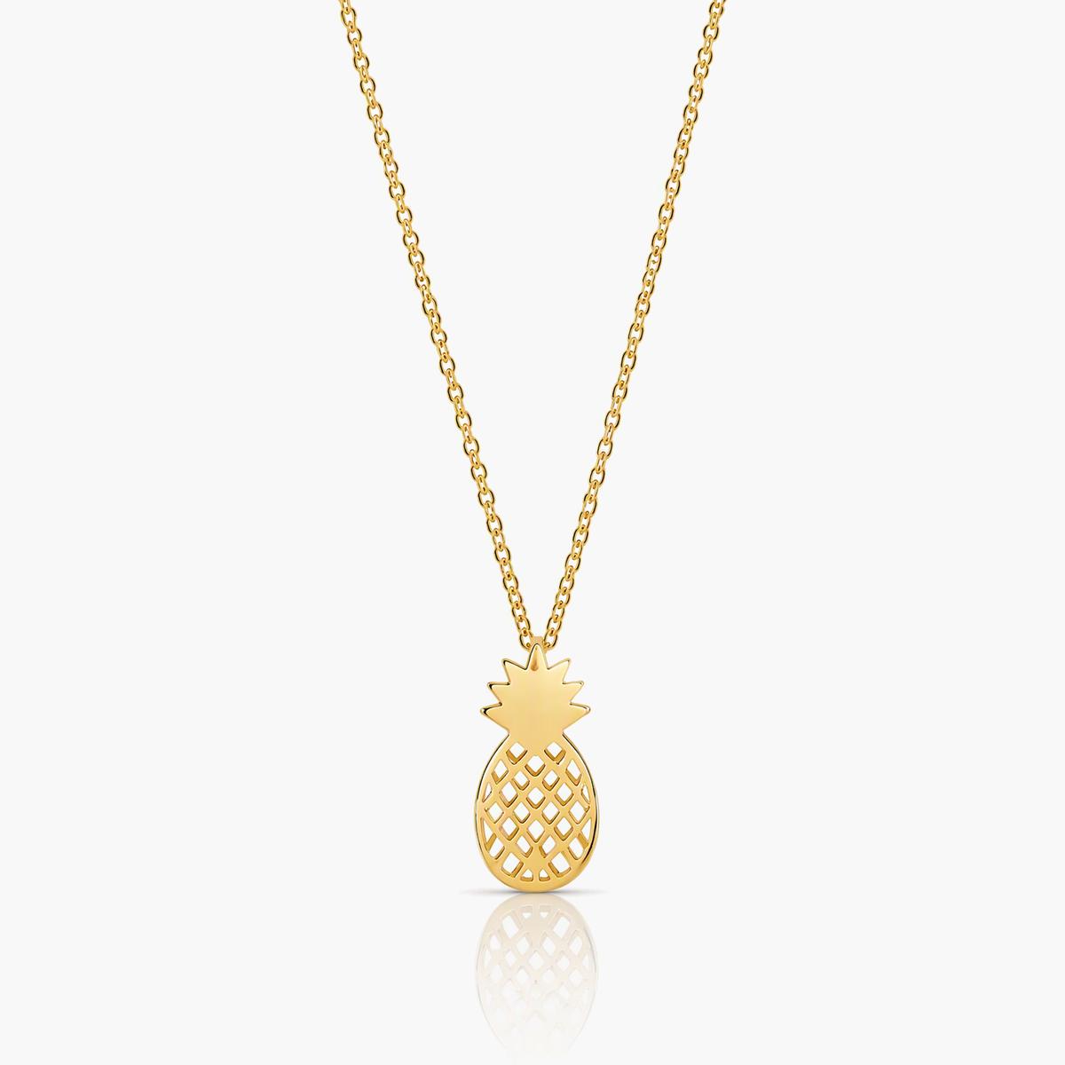 Cute Pineapple Pendant Necklace