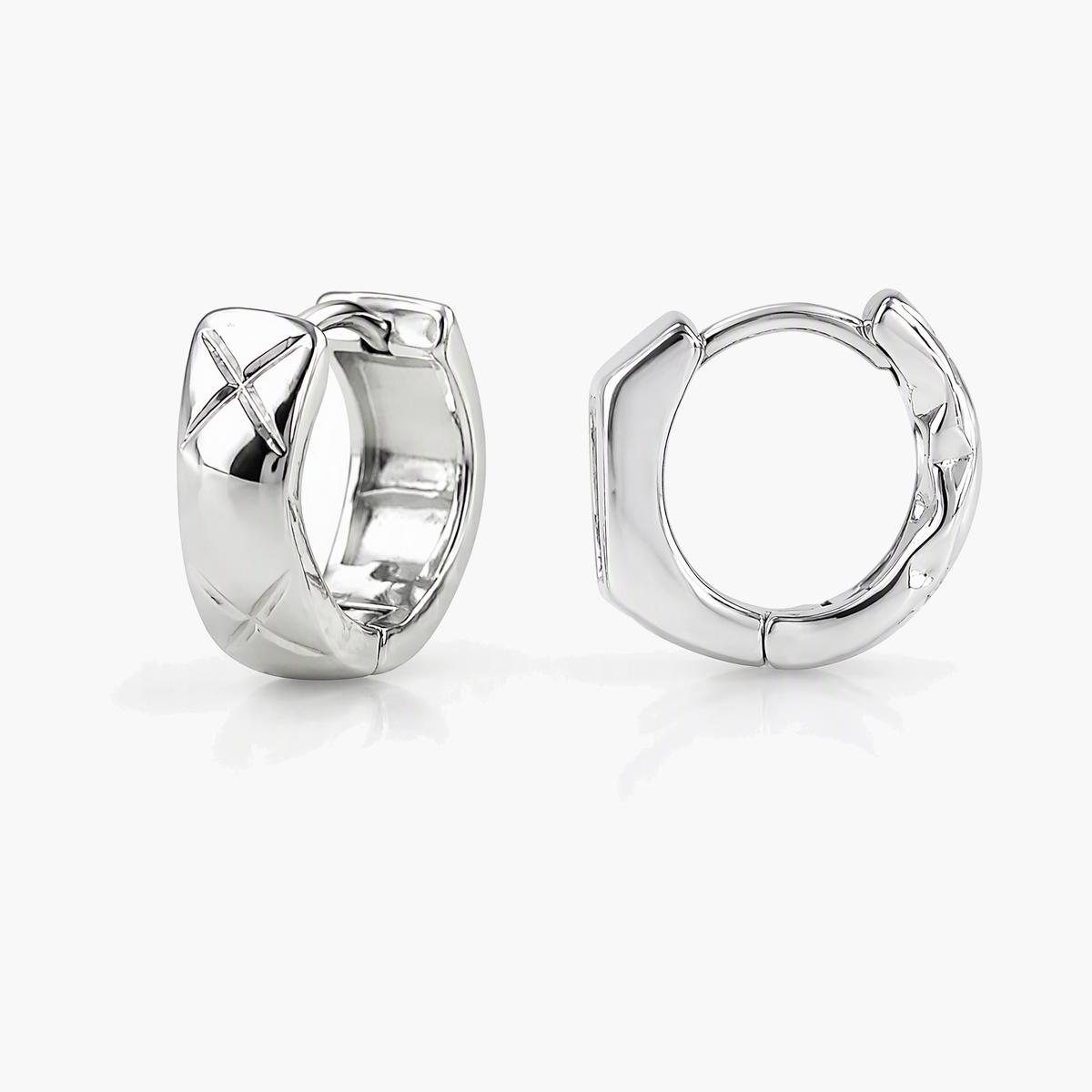 Minimalist Geometric Hoop Earrings