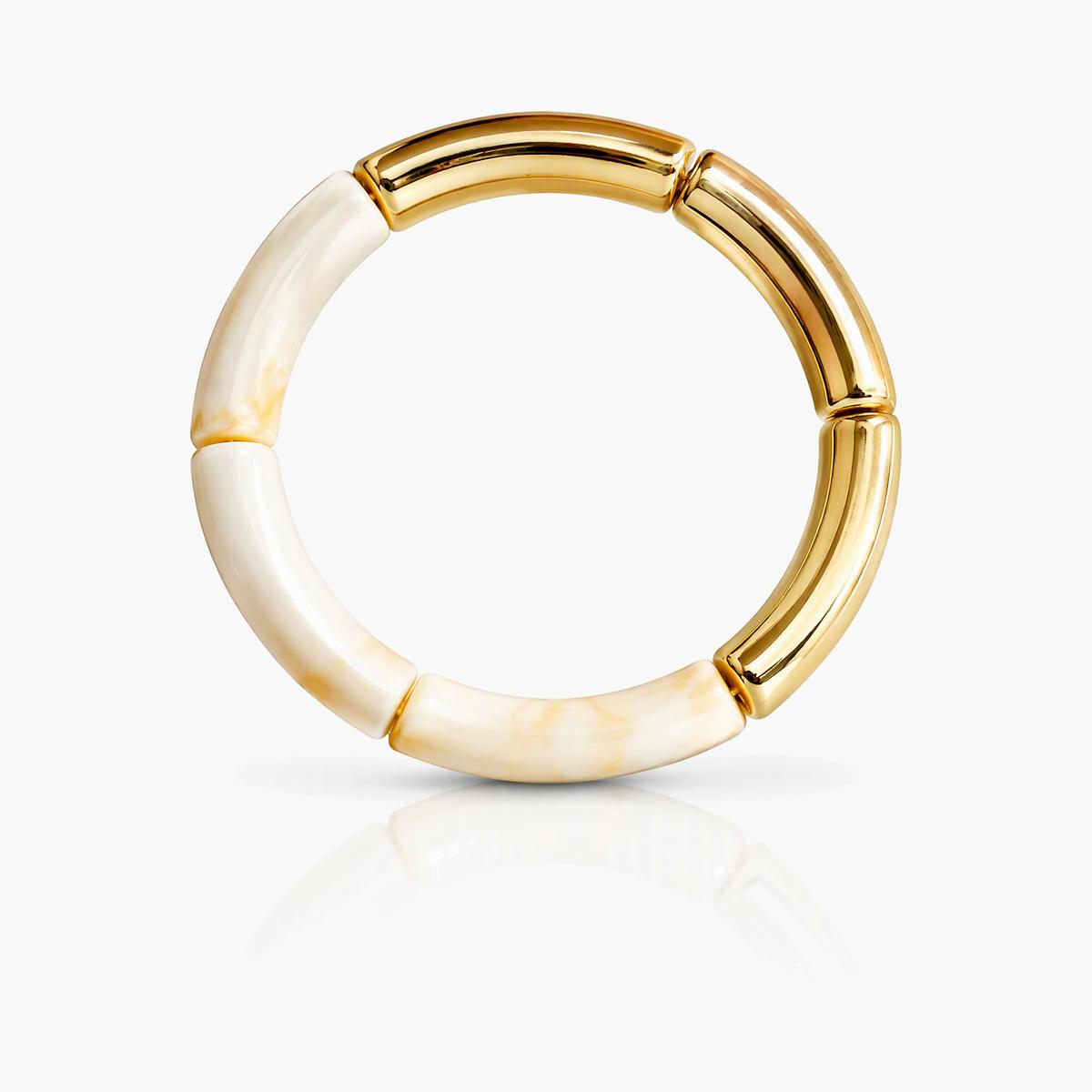 Vintage Shell Charm Bangle