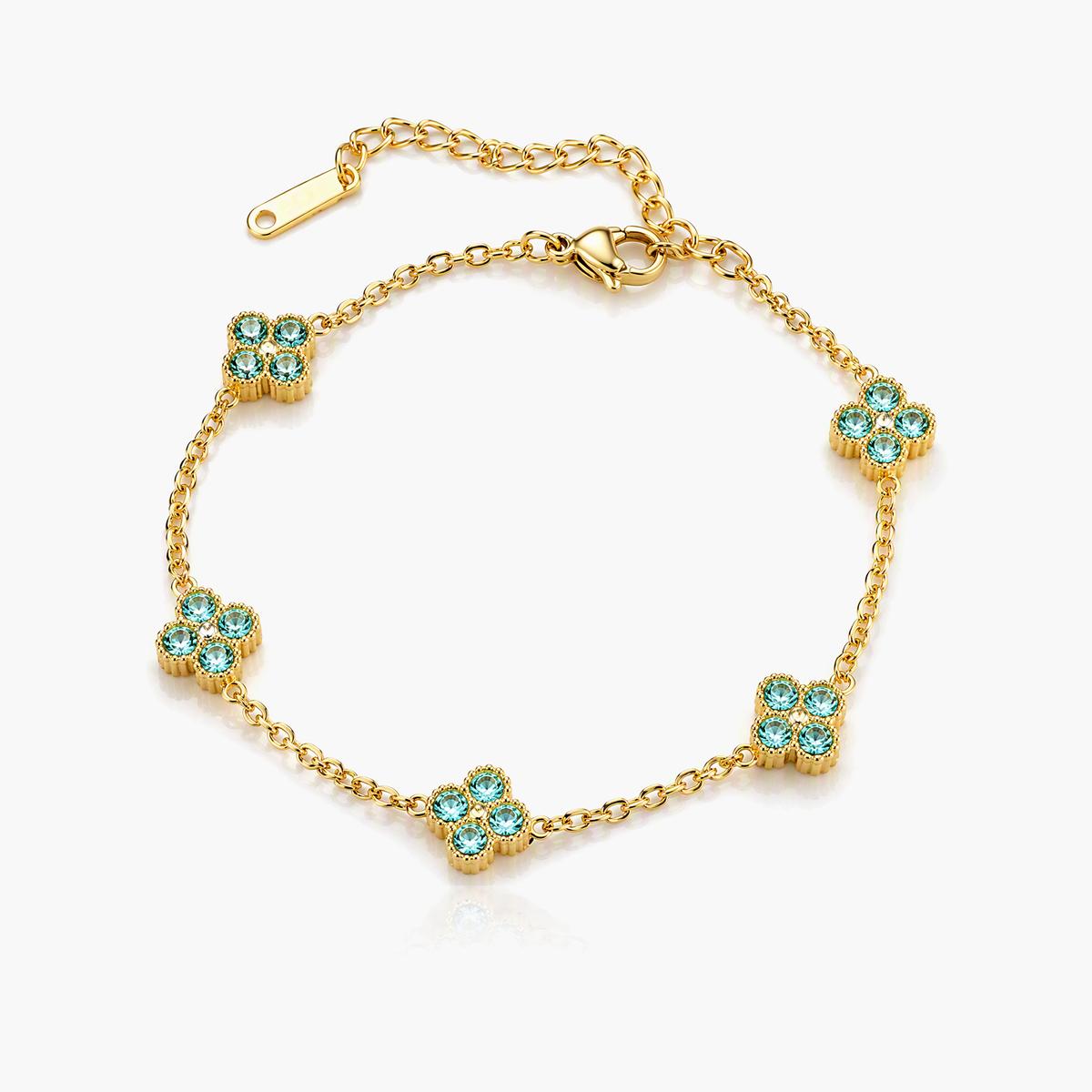Four-Leaf Clover Bracelet