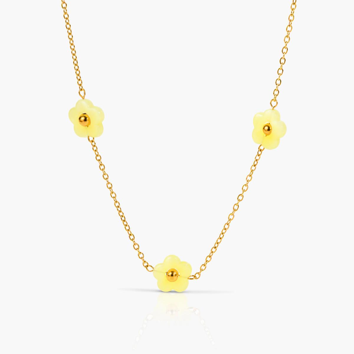 Cute Flower Pendant Necklace