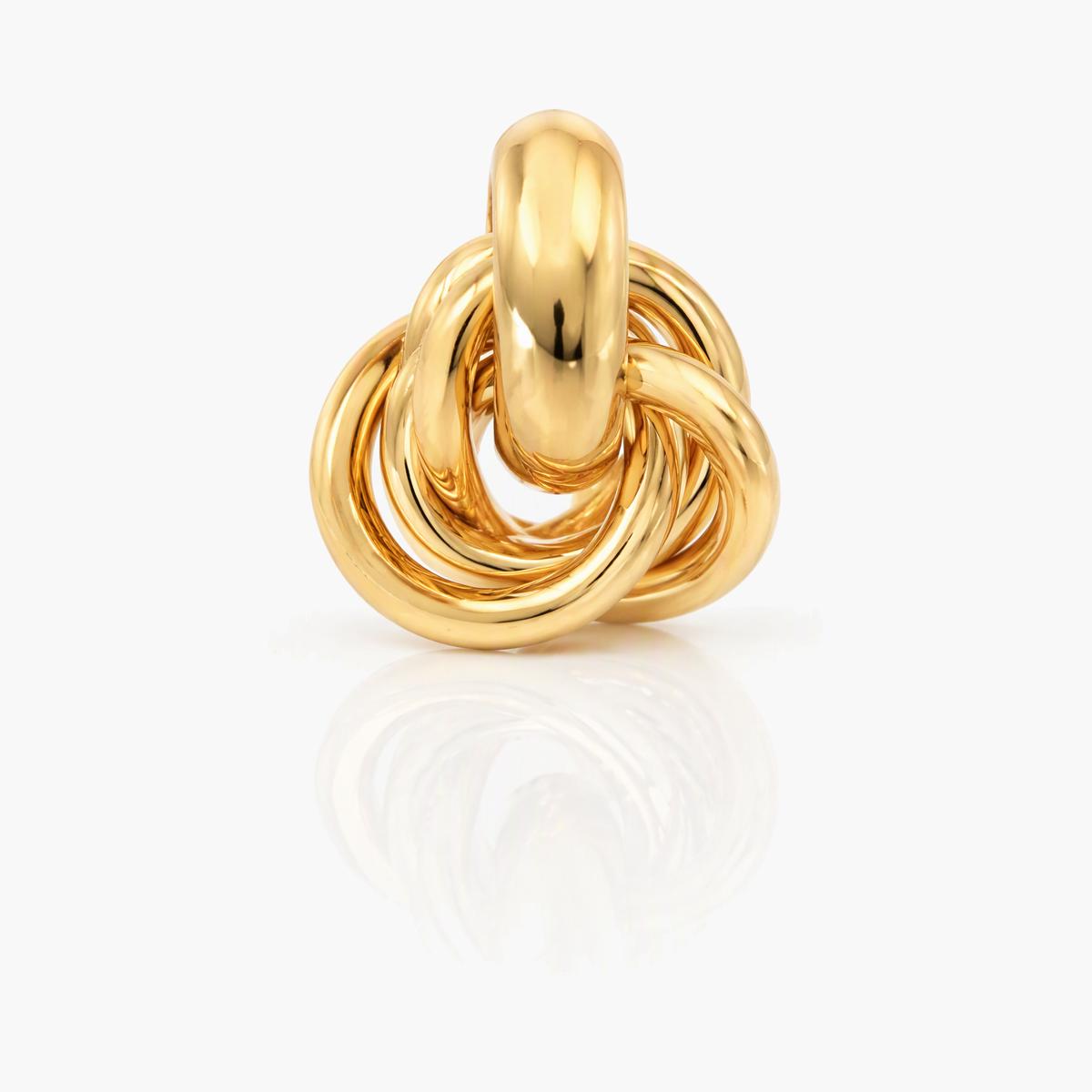 Trendy Love Knot Stud Earrings
