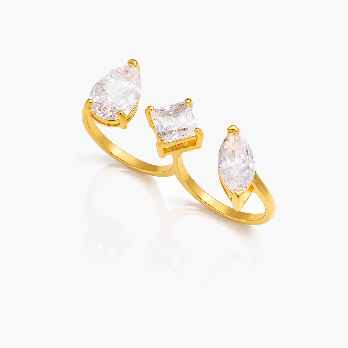 Geometric Stone Ring