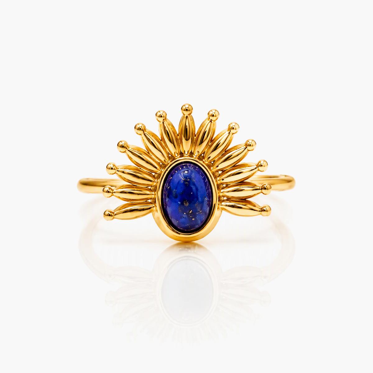 Sunburst Stone Ring