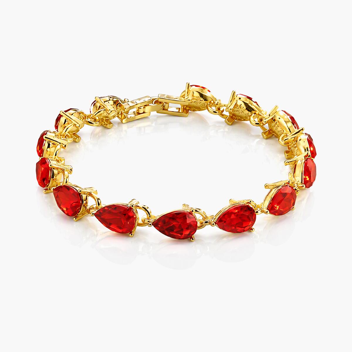 Elegant Teardrop Link Bracelet