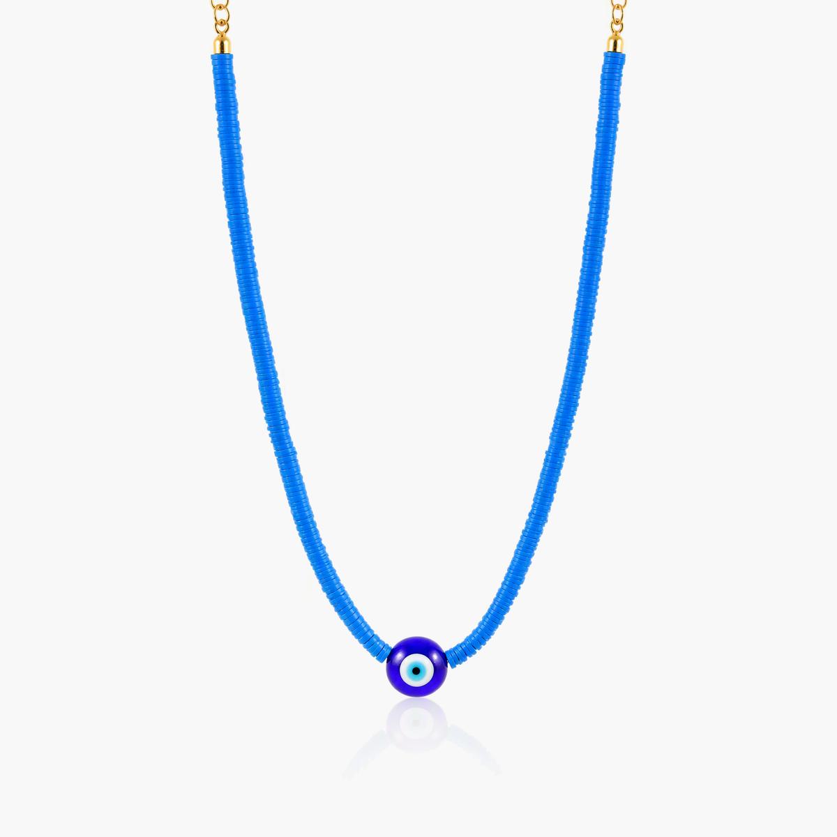 Boho Evil Eye Layered Necklace