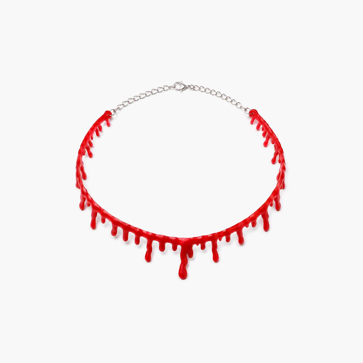 Trendy Dripping Blood Choker Necklace